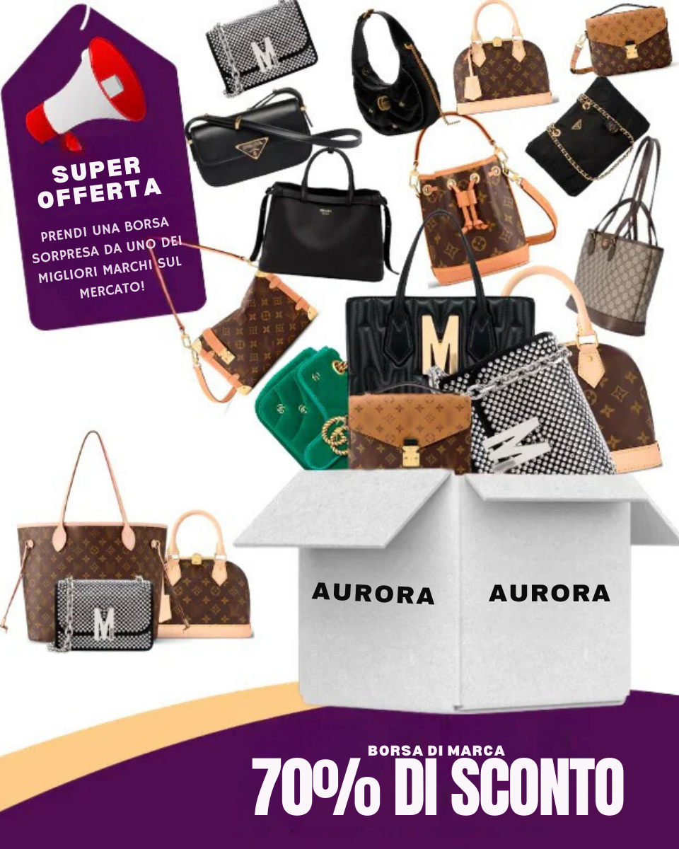 Borse con marchio Mystery Box (OFFERTA ESCLUSIVA)